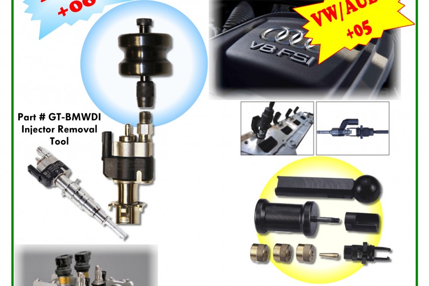 VW/Audi & BMW Direct Injector Puller Kits.