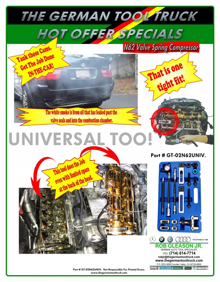 BMW N62 Valve Spring Compressor